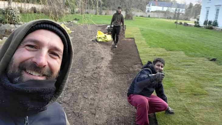 Marco from MF Greenscapes landscaping team