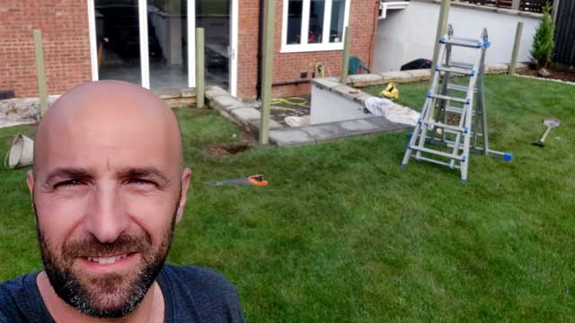 Marco from MF Greenscapes landscaping team