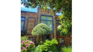 Soft landscaping with planting design and floral borders