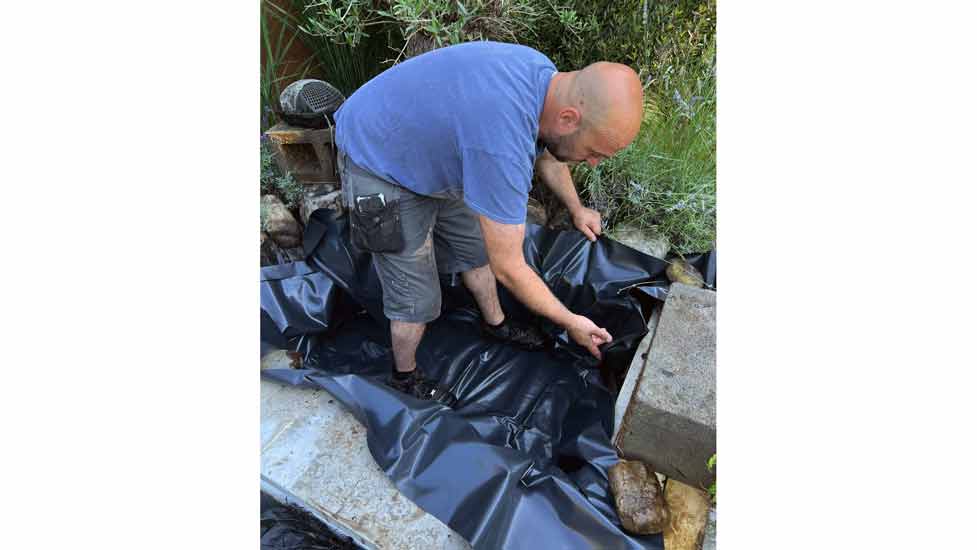 Marco from MF Greenscapes landscaping team