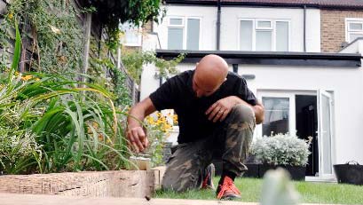 Marco from MF Greenscapes landscaping team